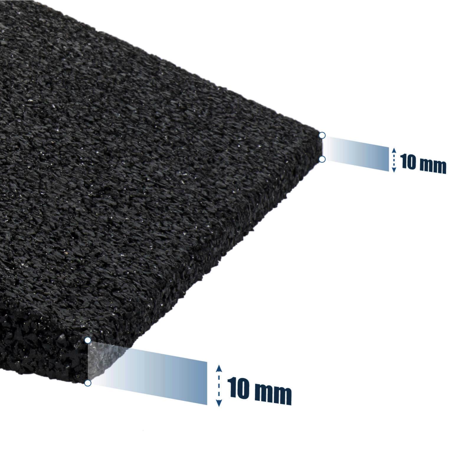 HASKYY 2x Reifenschoner 200 mm SCHWARZ aus Gummigranulat - Made in Germany