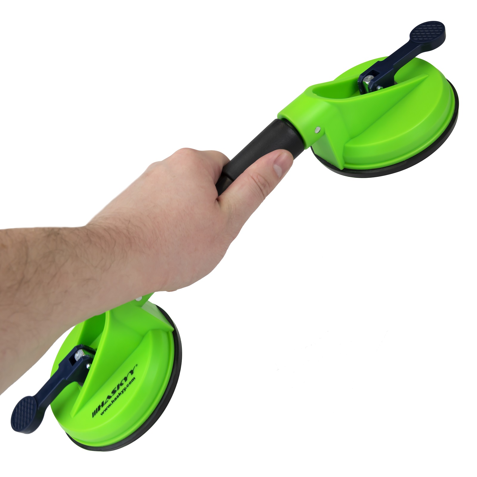 Haskyy Doppel-Saugheber Set mit flexiblen Saugköpfen