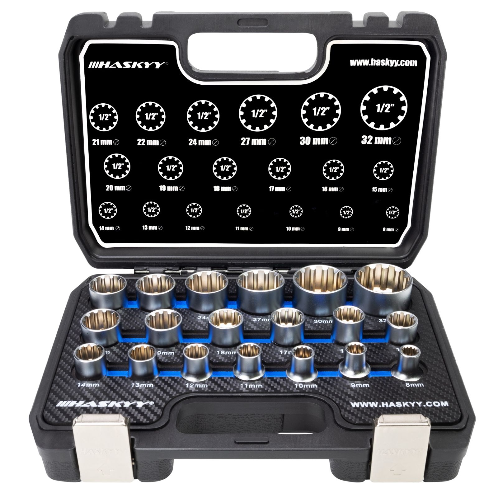 WMC TOOLS 46-teiliger Ein Satz Bits und Stecknüsse mit WMC TOOLS 46-teiliger Ein Satz Bits und Stecknüsse mit