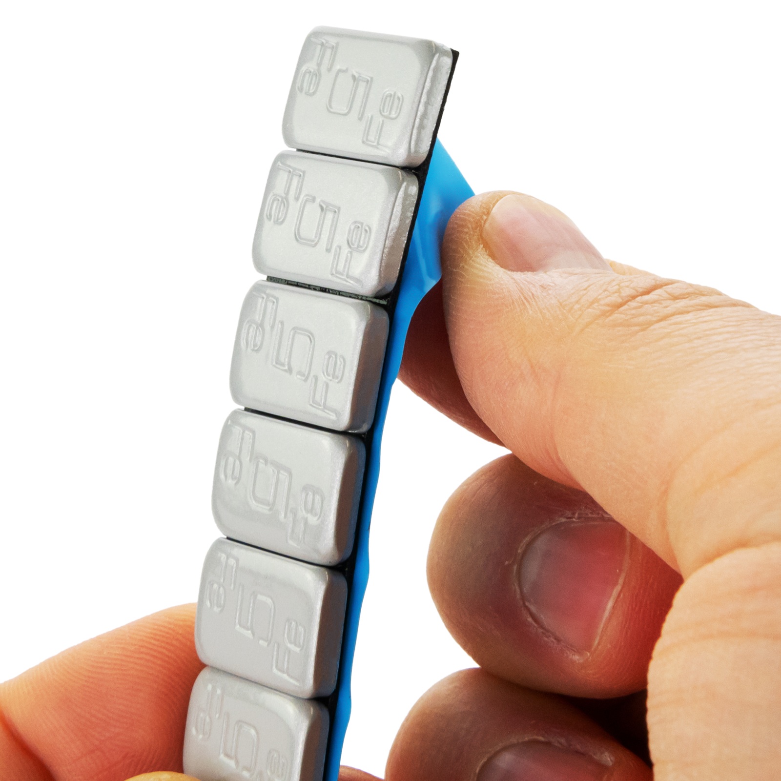 HASKYY Klebegewichte 5kg Auswuchtgewichte Silber/Grau 100x Kleberiegel Gewichte je 5g