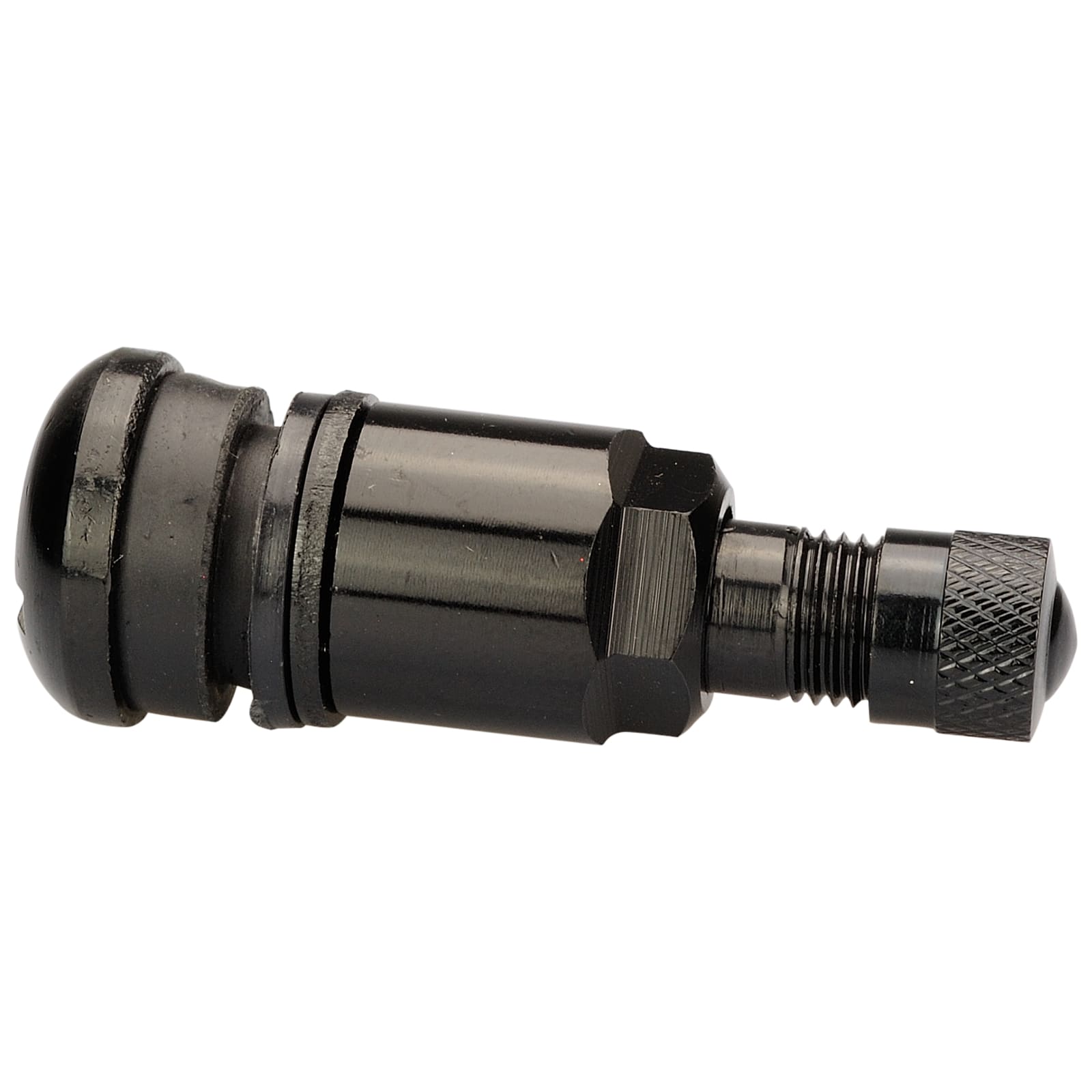 HASKYY Stahlventile Schwarz 4er Set – Universal Felgenventile 11,3 mm, 45 mm Länge, schwarz vernickelt