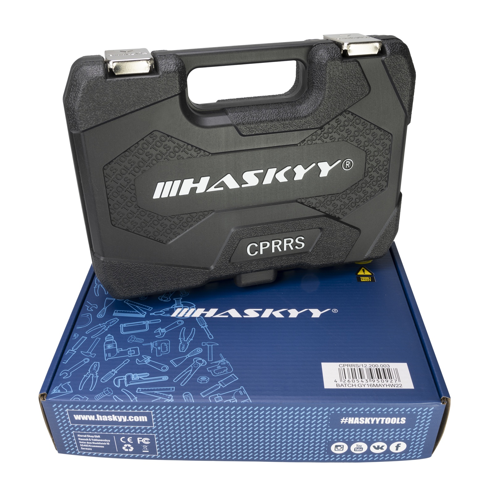 HASKYY Auto PKW Reifenreparaturset 47-tlg Reifen Reparatur Set