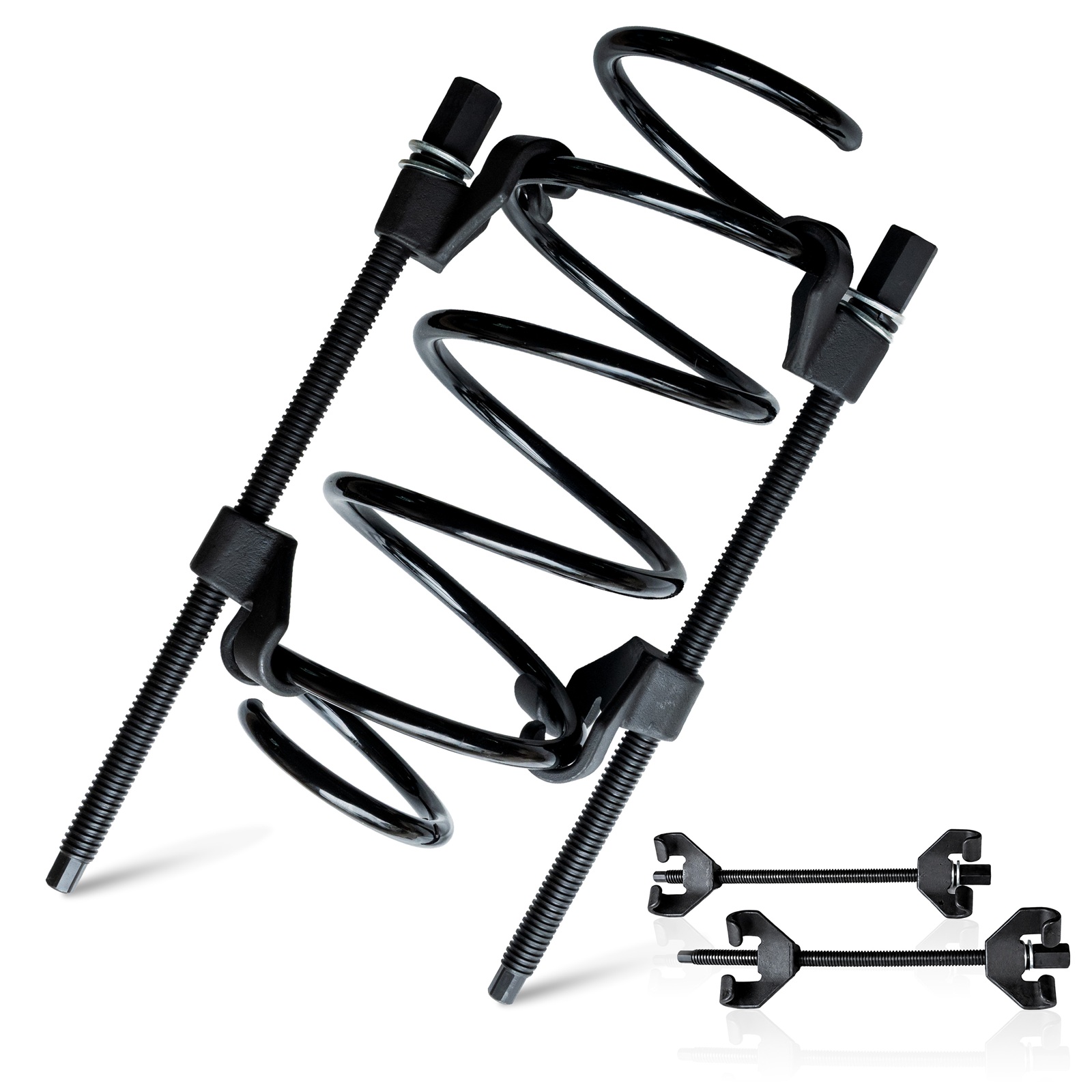 2 TLG Universal Profi Federspanner Tieferlegung Stoßdämpfer Montagespanner 380mm