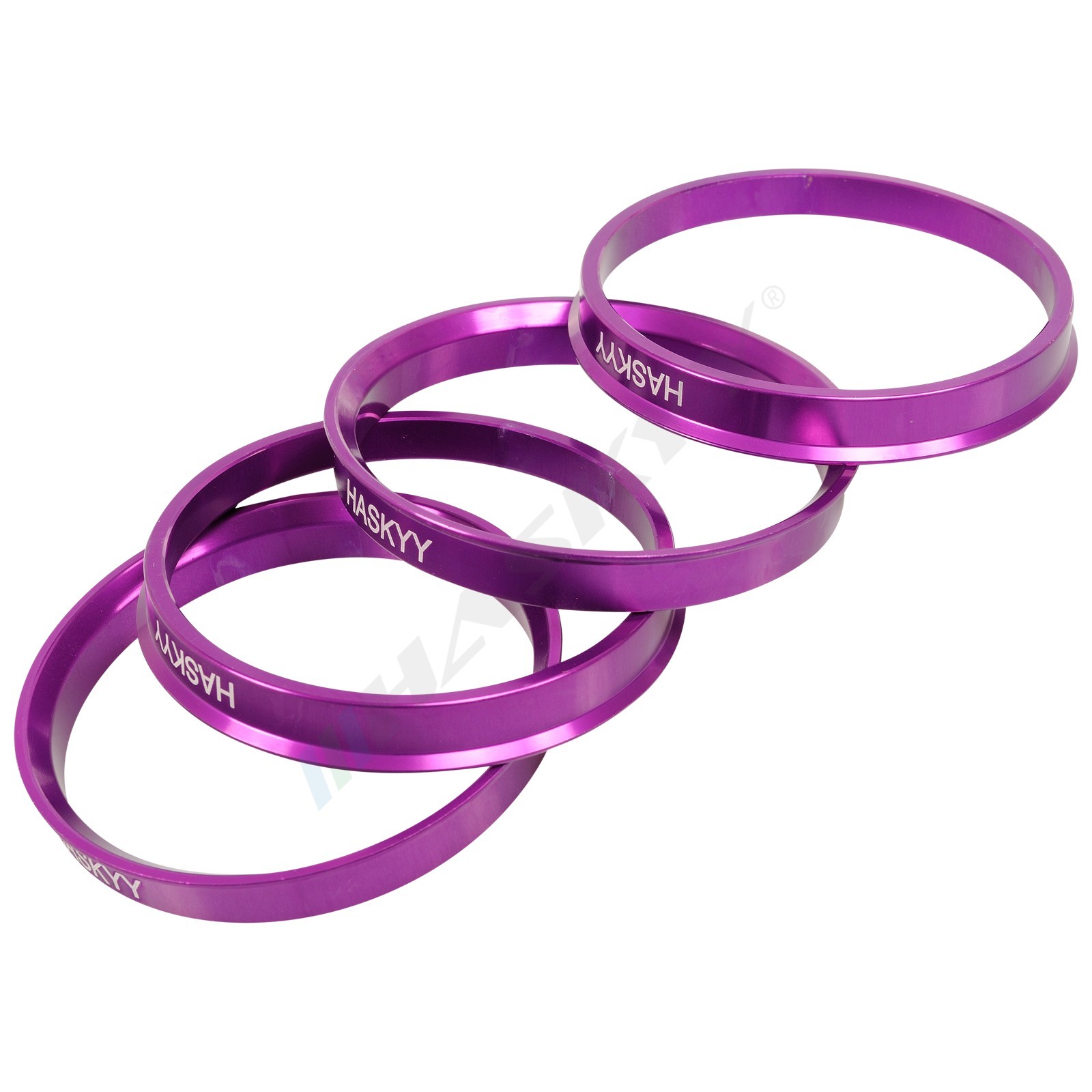 Zentrierringe aus Aluminium eloxiert 72,5-66,6